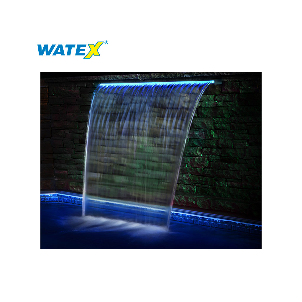 Cascada de Labio Recto Blanco con LED – Watex - Imagen 2