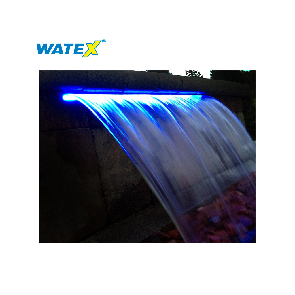 Cascada de Labio Recto Blanco con LED – Watex - Imagen 3