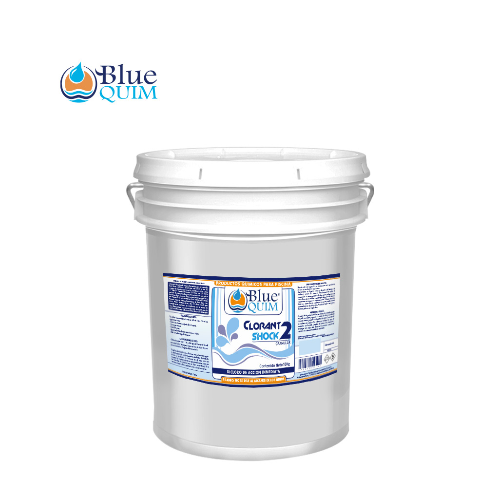 Dicloro de Acción Inmediata Clorant 2 Shock 10 kg – Blue Quim