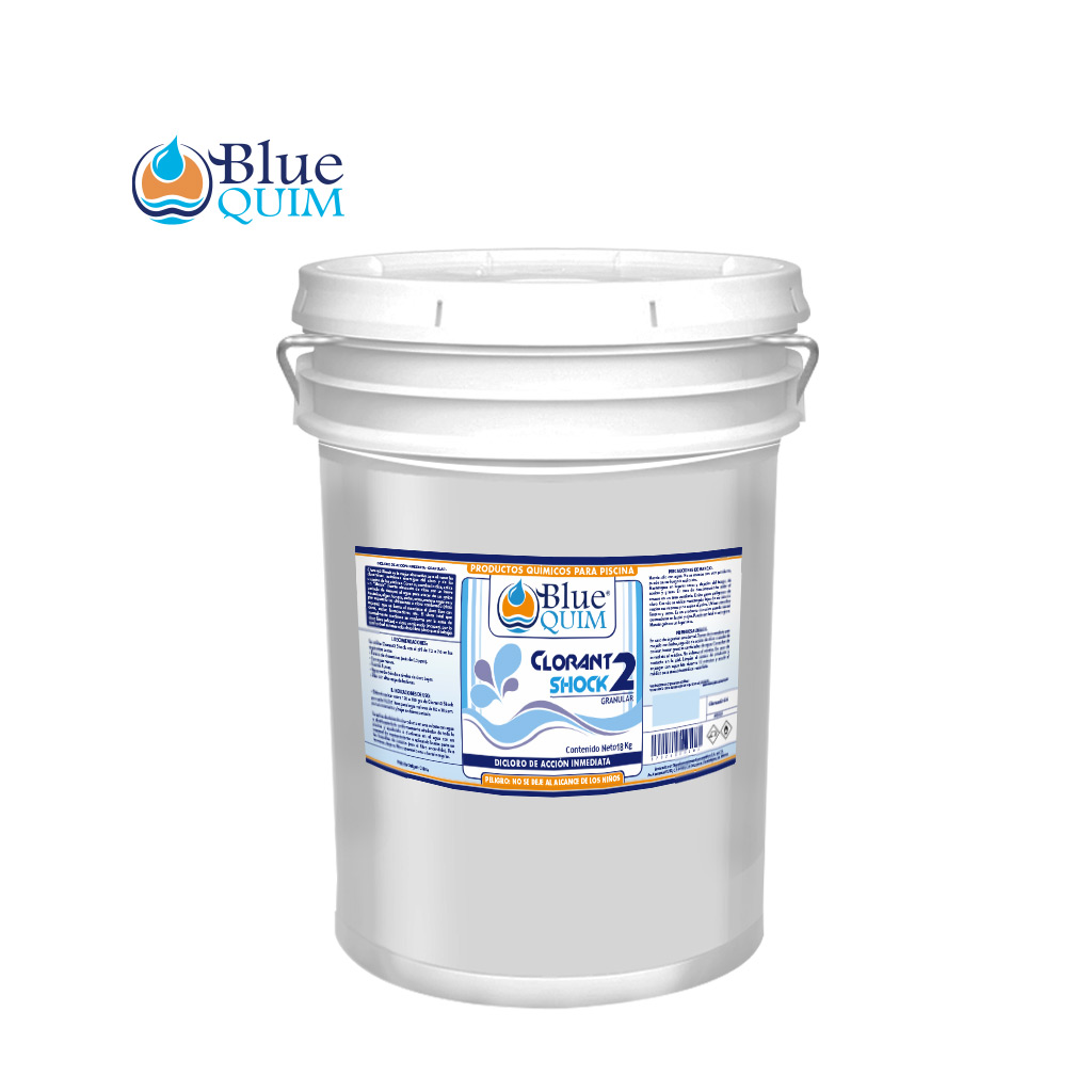 Dicloro de Acción Inmediata Clorant 2 Shock 18 kg – Blue Quim