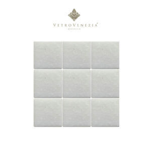 Mosaico Color blanco ostión “A010” 2×2 cm – Vetro Venezia