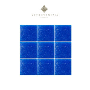 Mosaico Color azul mar “C050” 2×2 cm- Vetro Venezia