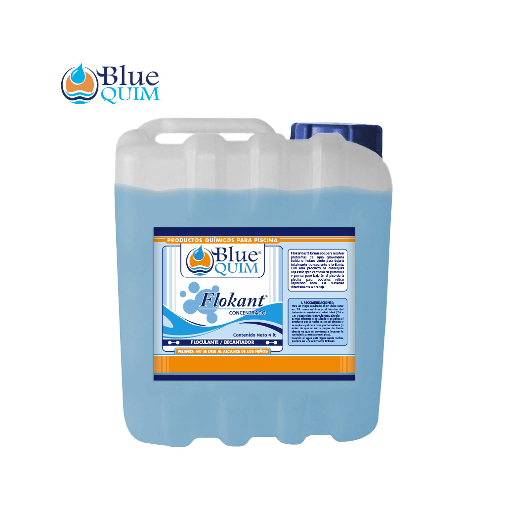 Flokant – Floculante / Decantador – Blue Quim – 4 y 10 Lts.