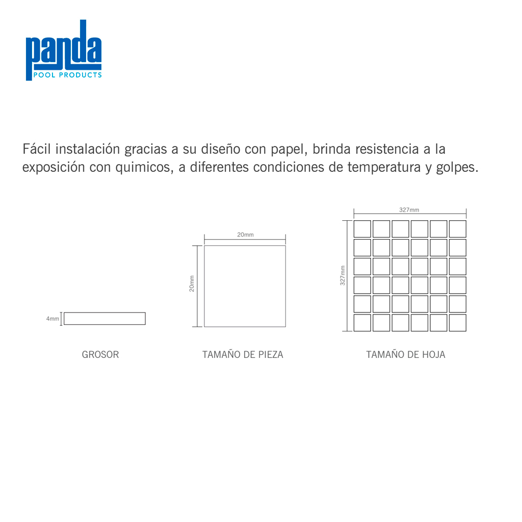Mosaik Zafiro - Panda Pool Products - Imagen 2
