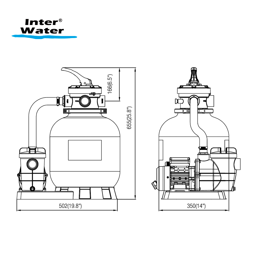 Sistema de Filtración Pacific 14″ – Inter Water - Imagen 4