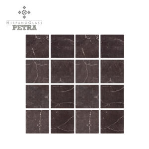 Petra Mármol Nero 5×5 cms, Línea Petra – Italo Vitreo