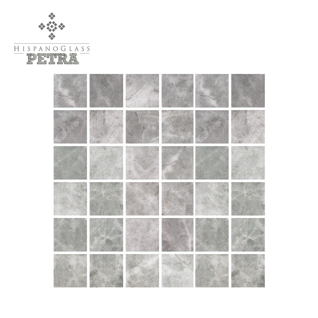Petra Ónice Silver 2.5×2.5 cms, Línea Petra – Italo Vitreo