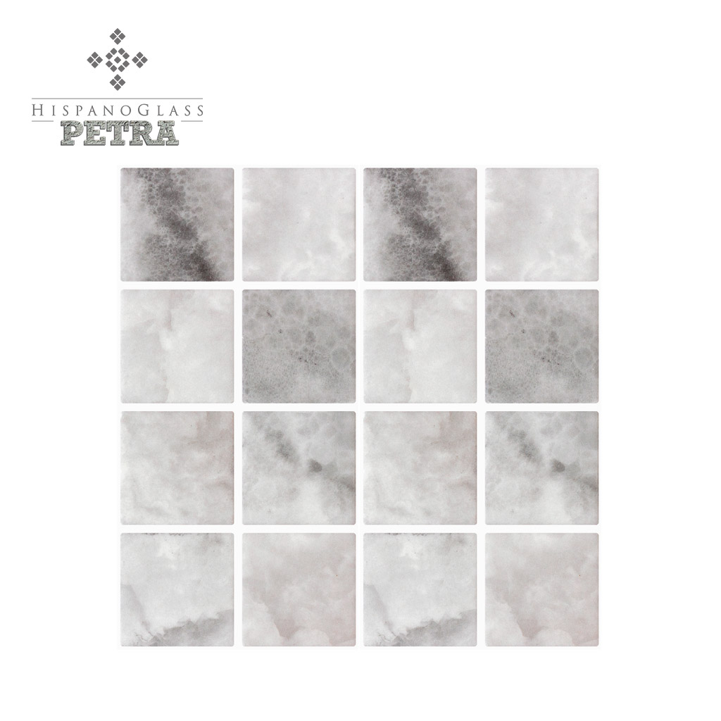 Petra Ónice Silver 5×5 cms, Línea Petra – Italo Vitreo
