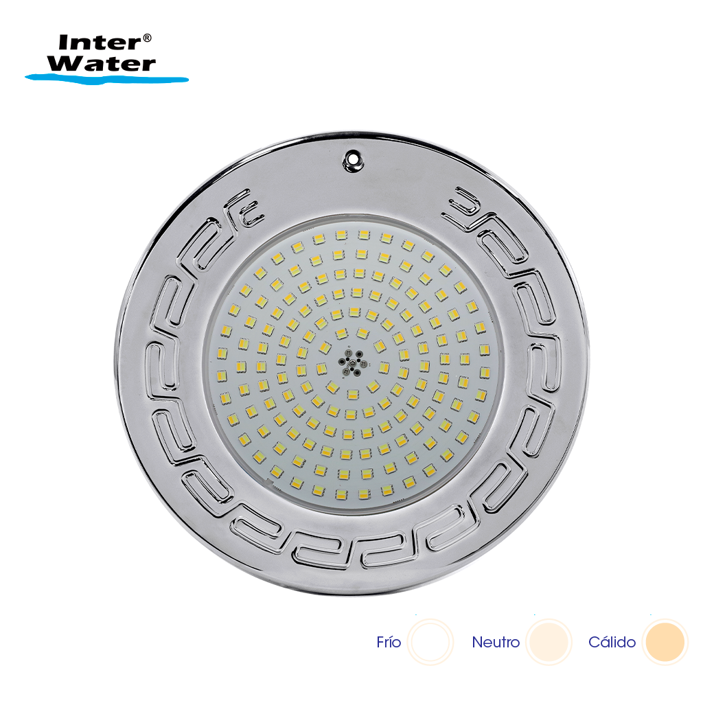 Reflector Inter NOVA LED Acero Inox, blanco cálido y frío, 25 cms – Inter Water - Imagen 7