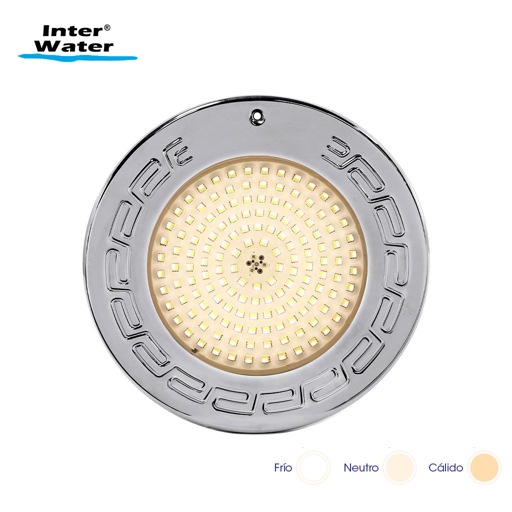 Reflector Inter NOVA LED Acero Inox, blanco cálido y frío, 25 cms – Inter Water - Imagen 5