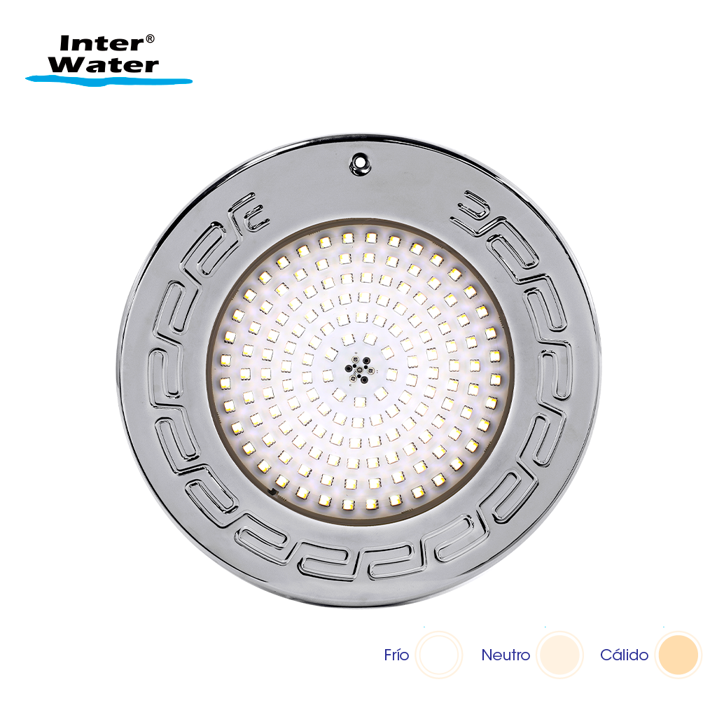 Reflector Inter NOVA LED Acero Inox, blanco cálido y frío, 25 cms – Inter Water - Imagen 6