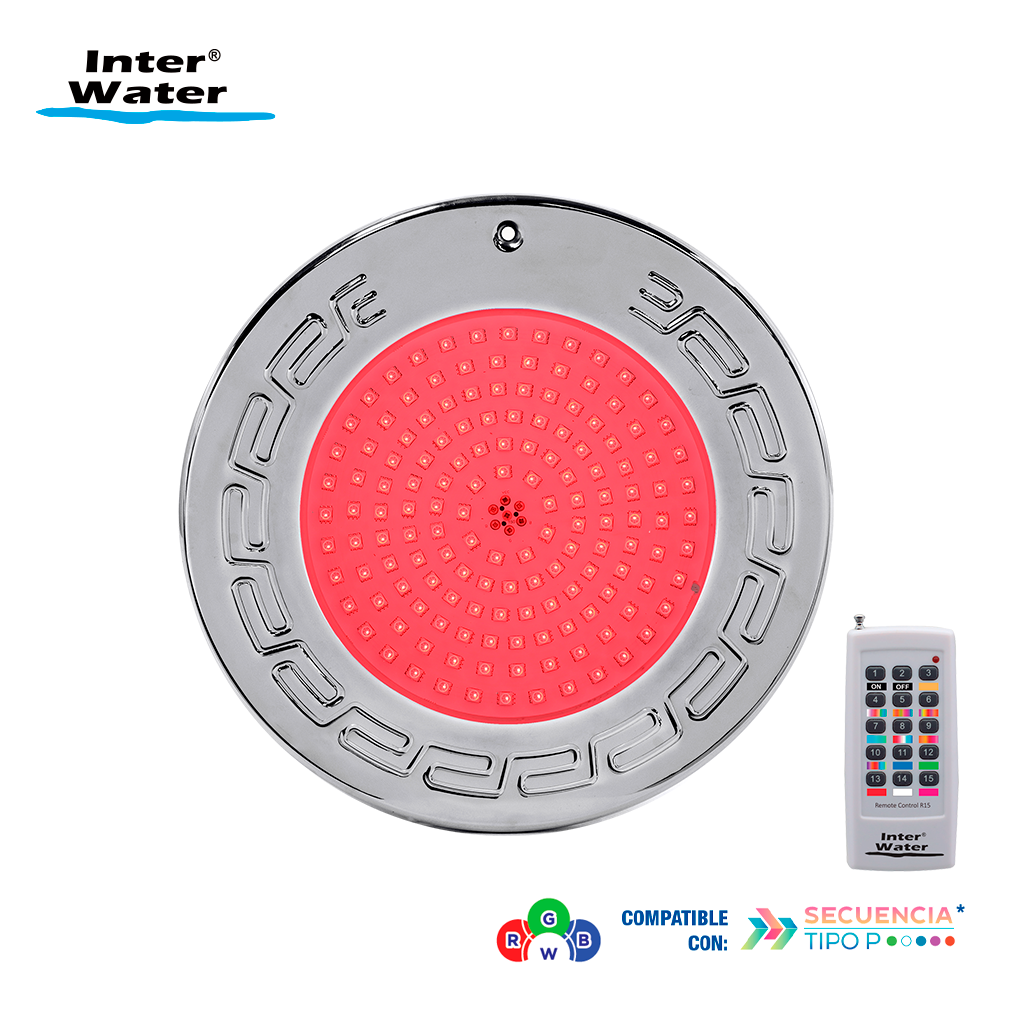 Reflector Inter NOVA LED Acero Inox, RGBW, 25 cms, con control – Inter Water - Imagen 8