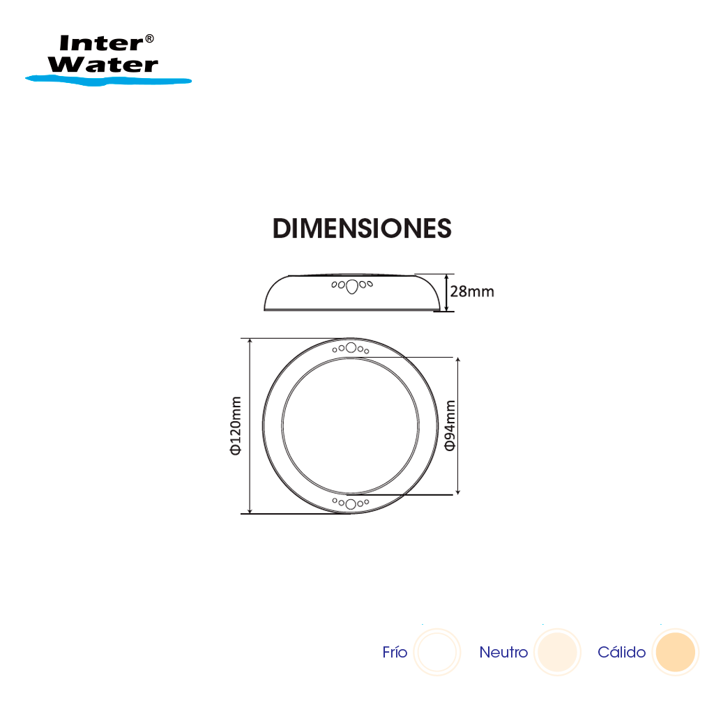 Reflector MINI NOVA LED Plano – Inter Water - Imagen 5